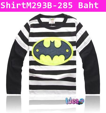 เสื้อแขนต่อ Batman 3D Show สีดำ