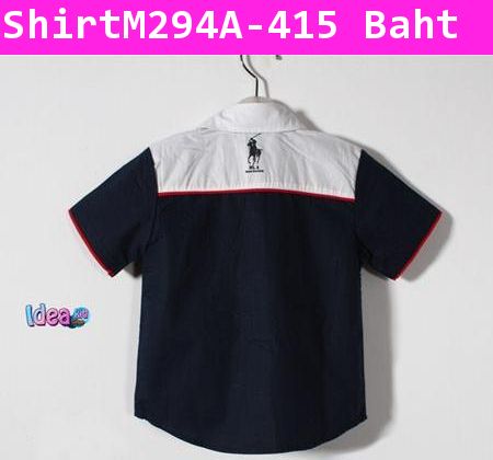 เสื้อเชิ้ตโปโลนักแข่ง Ralph Lauren สีกรม