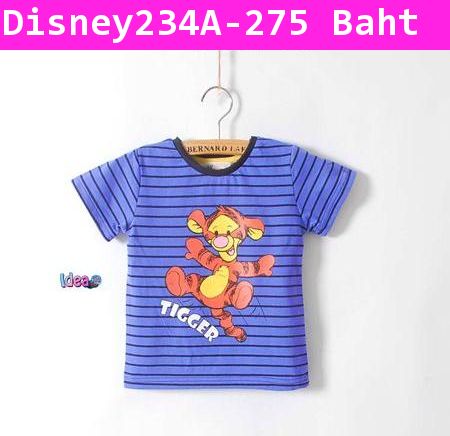 เสื้อยืด H&M Tigger Baby สีฟ้าคราม