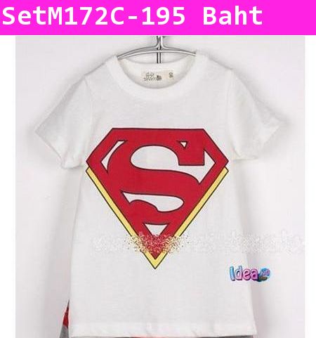 เสื้อ Super man สีแดง