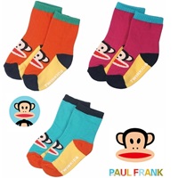 ถุงเท้า-Paul-Frank-Four-Tone-(แพค-3-คู่)