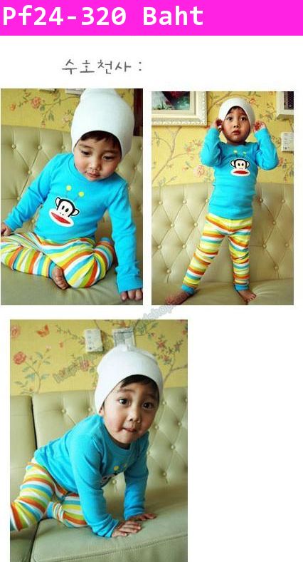 ชุดเสื้อกางเกง Paul Frank มนุษย์ต่างดาวสีฟ้า