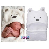 ผ้าห่อตัวเด็ก-Beary-Baby-สีขาว