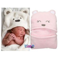 ผ้าห่อตัวเด็ก-Beary-Baby-สีชมพู