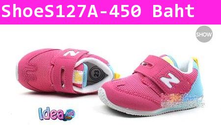 รองเท้าผ้าใบ New Balance Kid สีชมพู