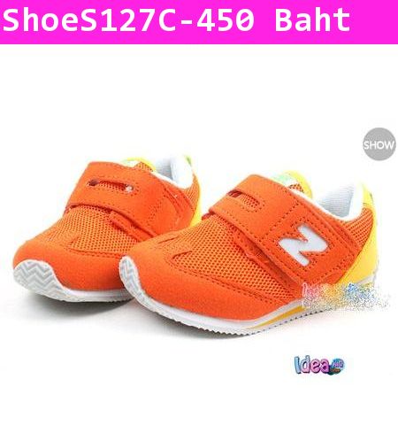 รองเท้าผ้าใบ New Balance Kid สีส้ม