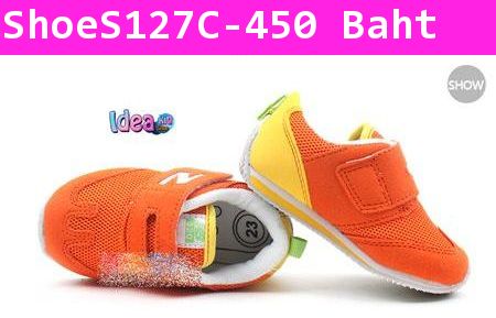 รองเท้าผ้าใบ New Balance Kid สีส้ม