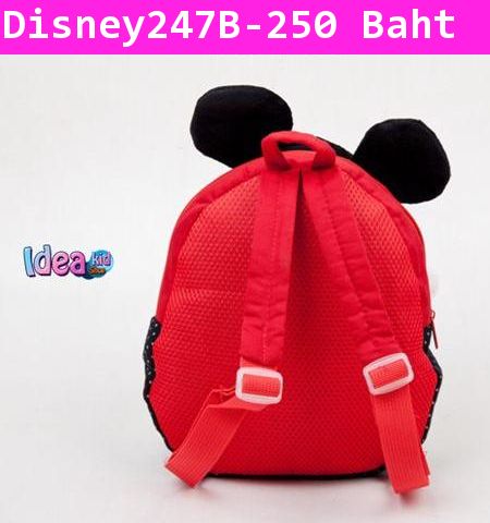 กระเป๋าเป้ Mickey Friendly สีแดง