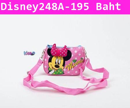 กระเป๋าสะพายข้าง Minnie Cuty สีชมพู