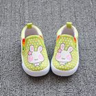 รองเท้าผ้าใบแคนวาส-Loving-Bunny-ลายจุดสีเขียว