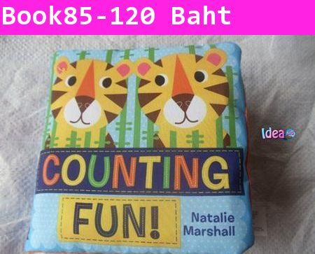 หนังสือผ้า Counting Fun By Natalie Marshall หลากสี