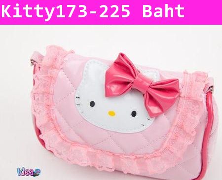 กระเป๋าจิ๋วสะพายข้าง Hello Kitty สีชมพู