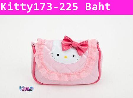 กระเป๋าจิ๋วสะพายข้าง Hello Kitty สีชมพู