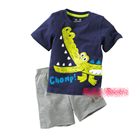 ชุดเสื้อกางเกง-Croco-Baby-สีกรม