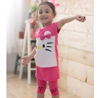 ชุดเสื้อกางเกง-Hello-Kitty-Polka-สีชมพู(ไต้หวัน)