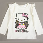 เสื้อยืดแขนยาว-H_M-Kitty-and-two-bear-สีขาว