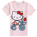 เสื้อยืด-H_M-Kitty-และจักรยานแอปเปิ้ล-สีชมพู