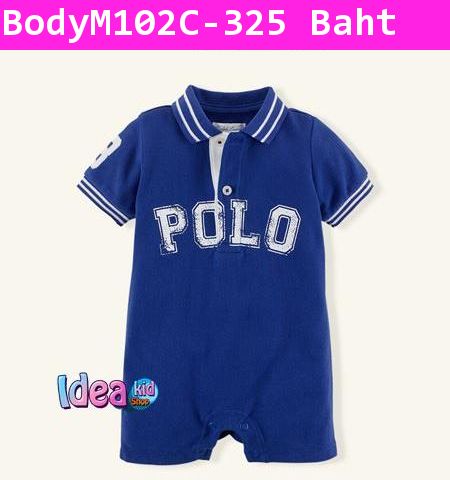 ชุดบอดี้สูท Polo Club No.3 สีน้ำเงิน