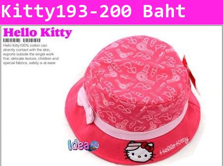 หมวกปีก Kitty สุดหวานสีชมพู