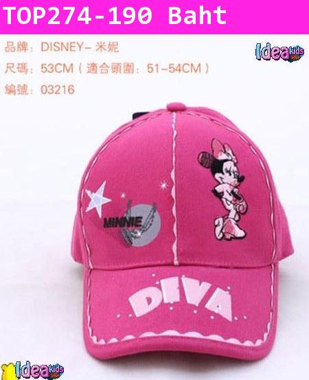 หมวกแก๊ป Minnie Mouse Diva