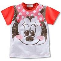 เสื้อยืดแขนสั้น-Minnie-Cute-สีแดง