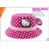 หมวกปีกกว้าง-Kitty-Dot-สีชมพูเข้ม