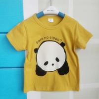 เสื้อแขนสั้น-Baby-Panda-สีเหลือง