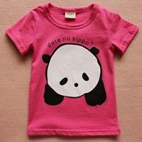 เสื้อแขนสั้น-Baby-Panda-สีชมพู