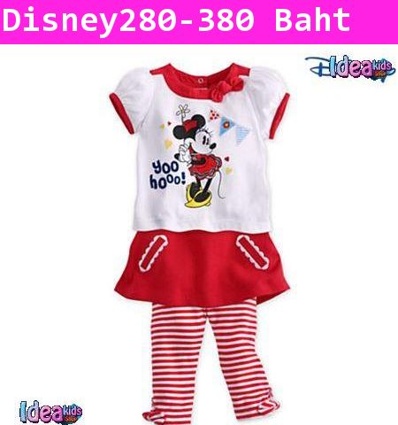 ชุดเสื้อ+กางเกง+กระโปรง Minnie Mouse Yoohoo