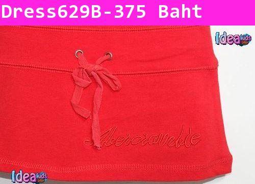 ชุดเดรส POLO Mini Skirt สีแดง