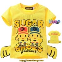 เสื้อยืดแขนสั้น-SUGAR-DUCK-TWIN