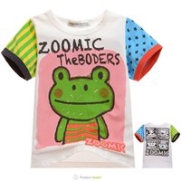 เสื้อยืดแขนสั้น-Zoomic-กบน้อย-สีขาว