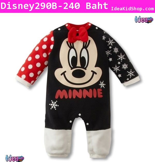 บอดี้สูทแขนยาว Minnie Mouse