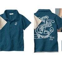 เสื้อโปโลลายสมอเรือ-Navy-สีกรม