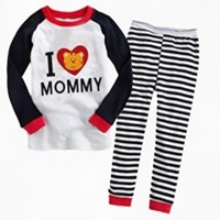 ชุดเสื้อและกางเกง-I-LOVE-MOMMY