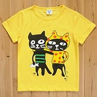 เสื้อยืด-Black-cats-_-Hug-Friend-สีเหลือง