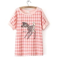 เสื้อลายกวาง-Bambi-สีส้มโอรส-(ผู้ใหญ่)