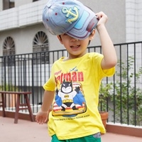 เสื้อยืดแขนสั้น-SUPER-batman-สีเหลือง(ไต้หวัน)