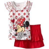 ชุดเสื้อกระโปรงกางเกง-Minnie-Polka-Love