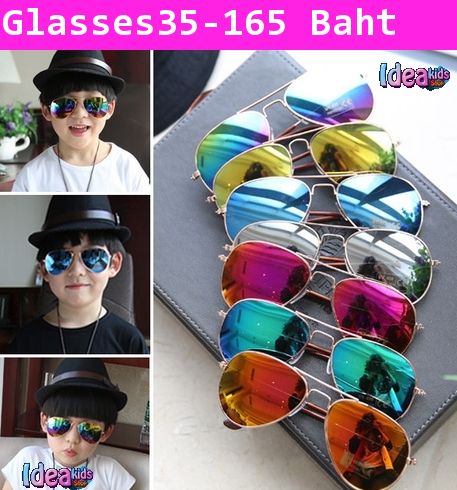 แว่นปรอทคุณหนูสไตล์ RayBan สีชมพู