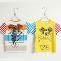 เสื้อยืดหนุ่มน้อย-MY-NAME-IS-MICKEY-สีเหลือง