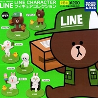 ชุดโมเดลตั้งโชว์แก๊ง-Line-Character-6-ชิ้น