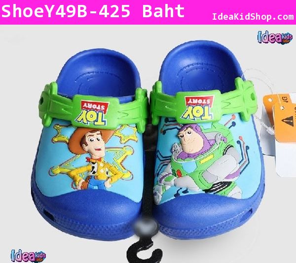 รองเท้าแตะสีน้ำเงิน Buzz Lightyear&Woody (Crocs)