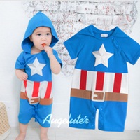 บอดี้สูท-เบบี้-Captain-America