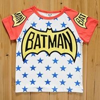 เสื้อแขนสั้น-BATMAN-STAR-สีส้ม