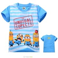 เสื้อแขนสั้น-Minion-Family-สีฟ้า