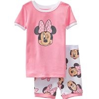 เสื้อและกางเกง-Minnie-Mouse-สีชมพู