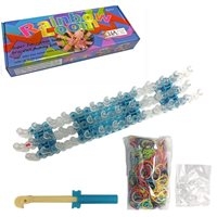 ชุดหนังยางถักข้อมือแฟนซี-Rainbow-Loom-band