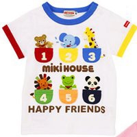 เสื้อยืด-MIKI-HOUSE-เพื่อนสัตว์นับเลขสีขาว