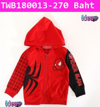 เสื้อกันหนาว THE AMAZING SPIDER MAN สีแดง(ไต้หวัน)